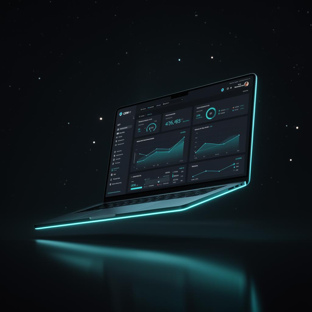 CRM Dashboard built by vbeeld